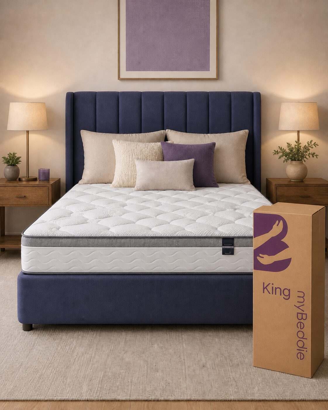 myBeddie Plush king mattress